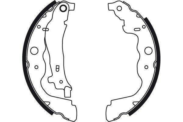 TRW GS8780 Brake Drum Brake Pad Dacia Logan MCV/Captur/Clio IV/Duster/Dokker/Lodgy/Sandero II — Brake Pads