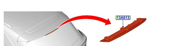 2020 ford kuga third tail light, ford kuga tail light original equipment, ford kuga led tail light Ford Otosan Third Tail Light for 2020 Ford Kuga - OEM Quality for Ford Kuga Owners | Original Equipment Ford Kuga 2020 Third Tail Light - OEM Replacement ford, kuga, tail-light, oem, replacement-part, 2020-model, car-accessories, ford-kuga-owners, vehicle-lighting, ai-generated