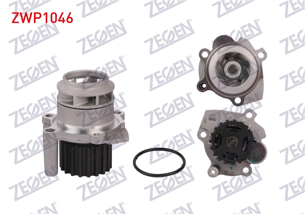 Zegen ZWP1046 Water Pump Caddy III 1.9 TDI 2004-2015 / Arosa 1.4 TDI 1997-2004 / Leon 1.9 TDI 2005 — Water Pump & Thermostat