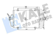 KALE 344320 climate condenser for Megane I, KALE climate condenser dimensions and specifications KALE Climate Condenser (Radiator) 344320 - Compatible with 1996-2004 Megane I KALE Climate Condenser for 96-04 Megane I kale, climate-condenser, megane-i-parts, car-repair, automotive, air-conditioning, car-owners, mechanics, ai-generated, car-parts