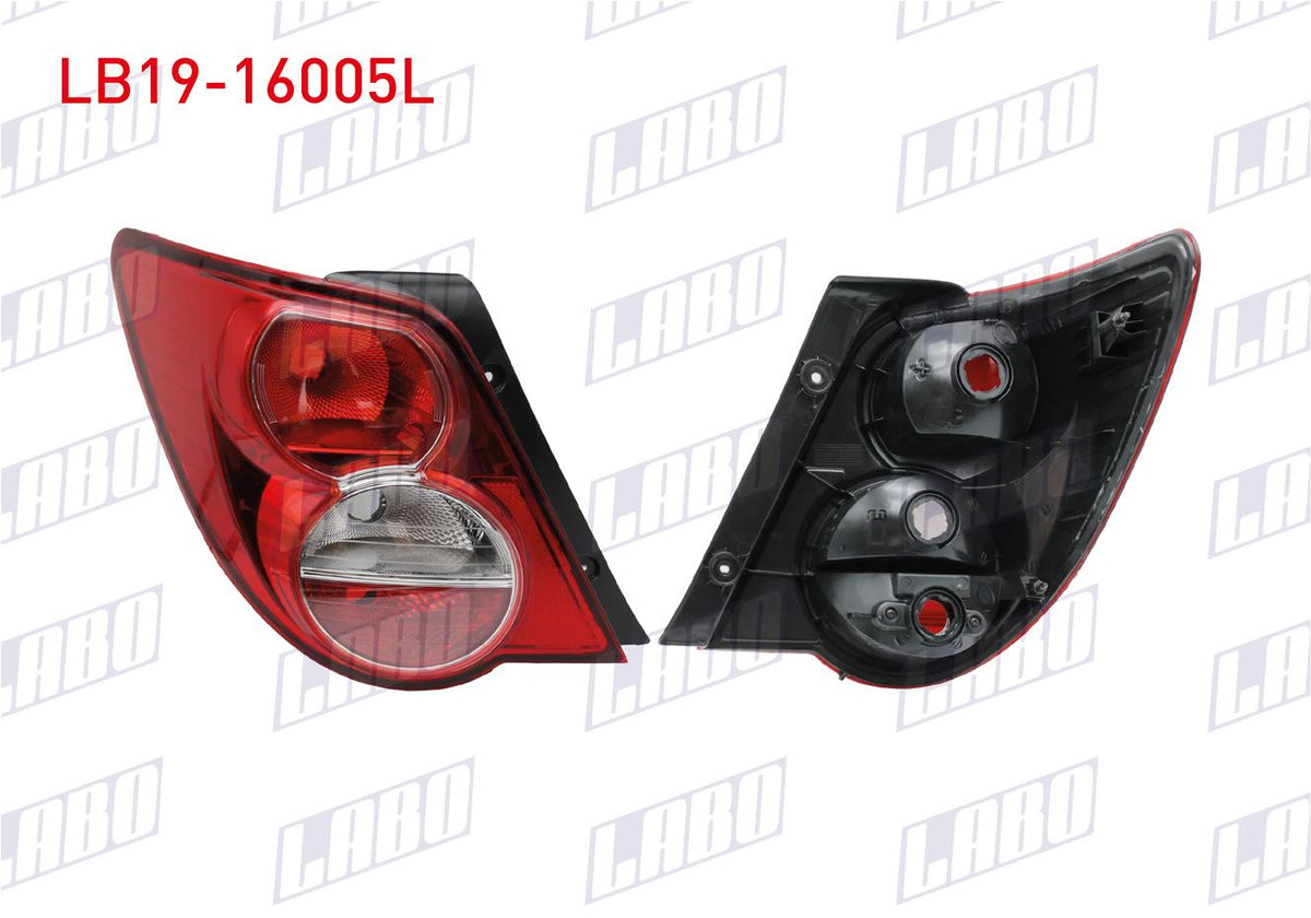 LABO LB19-16005L Tail Lamp Left Chevrolet Aveo (T300) 2011-Sedan — Tail, Signal & Reflectors