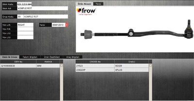 FROW ALTTAKIM 8251213004 Complete Tie Rod (Left) Mini Countryman (R60) 2010 06 — Tie Rods & Linkage