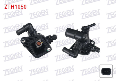 Zegen ZTH1050 Thermostat Complete with Switch 88 C Euro 6 Fiat Doblo IV 1.3 Mjt 2015-/ Egea 1.3 Mjt — Water Pump & Thermostat