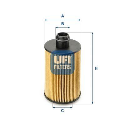 Ufi 25.112.00 Oil Filter Jeep Grand Cherokee IV 3.0 4×4 11 — Oil Filters