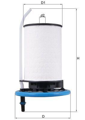 Mahle KX398 Diesel Filter 10-Doblo-Egea-Combo.D 1.3Mjt-1.6Mjt-2.0Mjt — Fuel Delivery