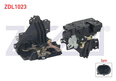 Zegen ZDL1023 Door Lock with Motor Right Rear 2 Pin Volkswagen Polo / Skoda Fabia 1999-2007 / Seat — Handles, Locks & Latches