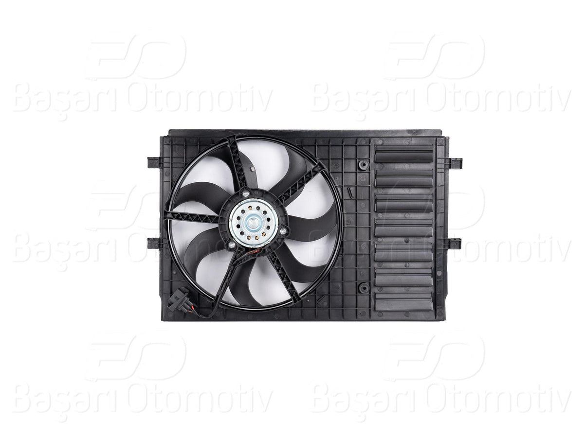 Wisco 1113818-00 Fan Motor with Shroud (390 mm-3 Connector-7 Blade-350W) VW Polo Ibiza Fabia Caxa — Motors, Pumps & Antennas
