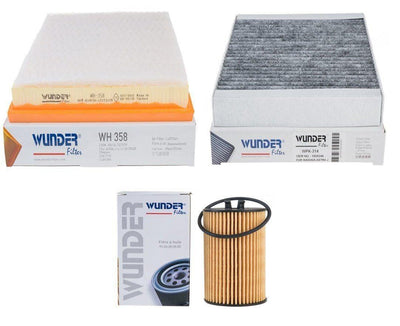 Wunder Opel Astra J Turbo Maintenance Filter Set - Quality Oil, Air & Carbon Filters — Maintenance & Service Kits