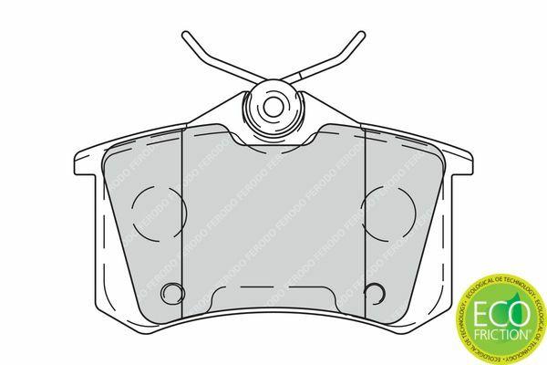 ferodo fdb4260 rear brake pads, rear brake pad set for golf iv audi a1 a3 a4, ferodo rear brake pads set technical specifications FERODO FDB4260 - Rear Brake Pad Set for Golf IV, Audi A1 A8, Megane II/III | Compatible With Multiple Models FERODO FDB4260 Rear Brake Pads for Golf A1 A3 A4 A6 A8 & More ferodo, fdb4260, brake-pads, automotive-parts, car-maintenance, mechanic-tools, car-owners, braking-system, ai-generated, rear-brake-pads