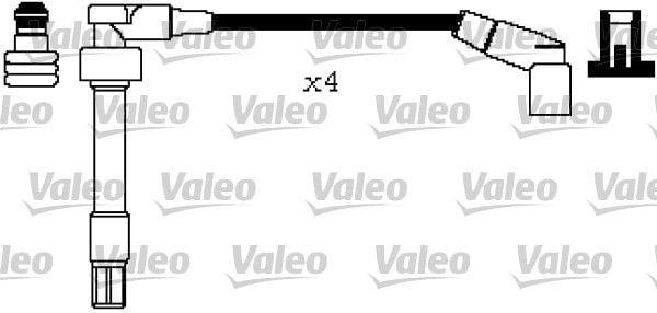VALEO Ignition Cable Set - BMW 318I 16V (95-98) — Coils & Plugs