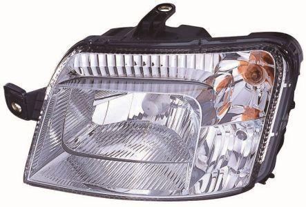 DEPO (AYDINLATMA) Left Headlight Motor for Fiat Panda 2003 - H4 Halogen Lamp Type — Headlights