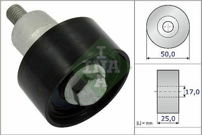 INA 532075310 Tensioner Pulley - Compatible with Golf VI/VII, Polo and 2 more models — Pulleys & Tensioners