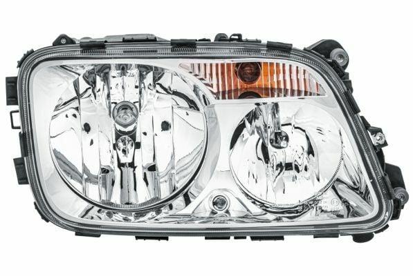 HELLA 1EH009513041 - Right Halogen Headlight for Mercedes Actros (MP2-MP3) — Headlights