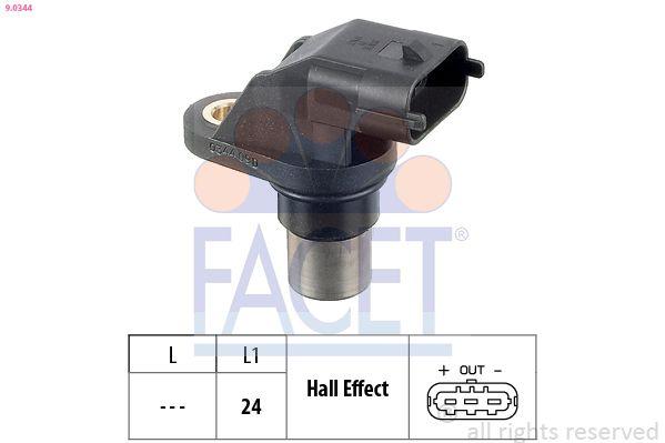 Facet 9.0344 Camshaft Speed Sensor Opel Astra G H Z17DTL Z17DTH