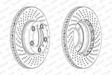 FERODO DDF2020LC-1 - Brake Disc for 911 996-997 Carrera Boxster Cayman Left — Brake Rotors & Drums