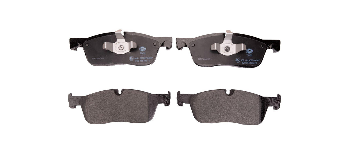 Hella 8DB355025-701 Brake Pad Front Evoque 12-18 Discovery Sport 15 > /E-Pace 2017 > — Brake Pads