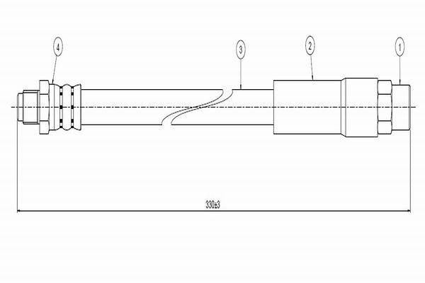 CAVO Brake Hose Rear 04-10 for 5S-E60-E61 6S-E63-E64 - 2 Pack — Brake Hydraulics