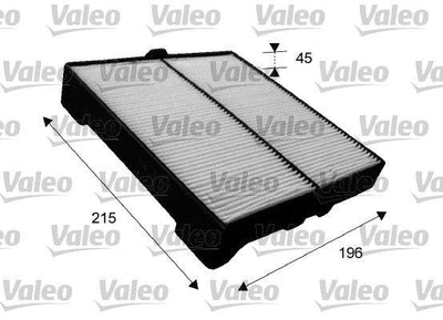 Valeo 715651 Cabin Air Filter Subaru Forester SG 2.0i-2.5i 16V 03-08 — Air & Cabin Filters