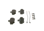 bosch brake pad set for clio and logan, bosch brake pads technical specifications BOSCH 0986467720 Brake Pad Set - Front for Clio, Mgn, Logan | Low-Metallic Material BOSCH Brake Pad Set - Front Clio, Mgn, Logan bosch, brake-pads, clio, logan, front-brakes, car-parts, mechanics, low-metallic, braking-system, ai-generated