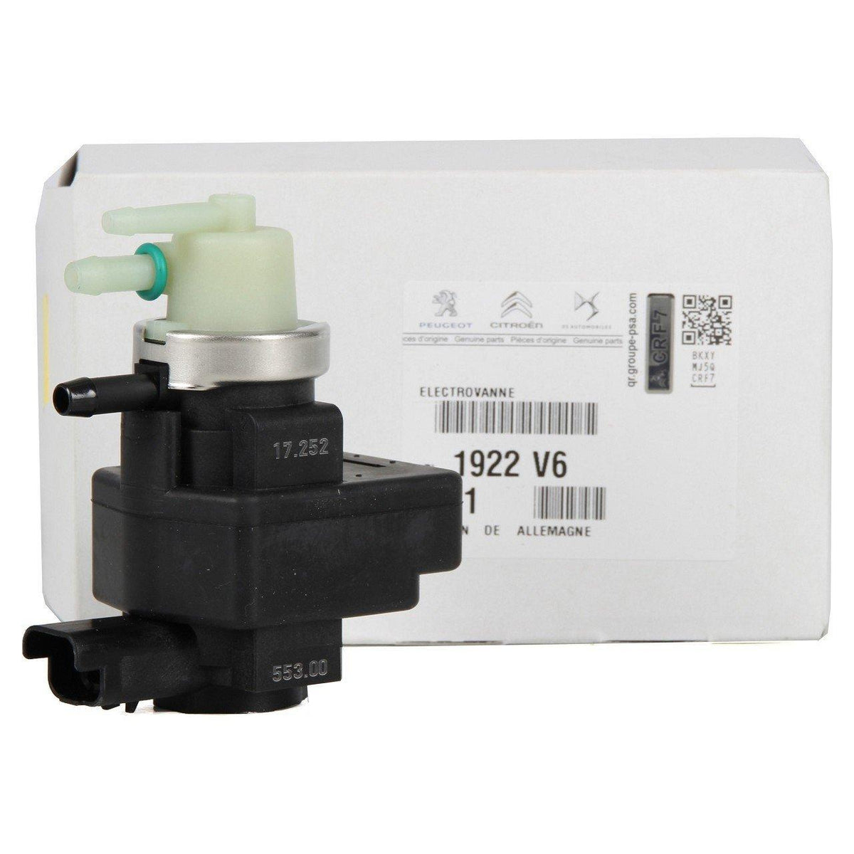 Peugeot 508 Turbo Solenoid Valve - Original Turbo Electrovana for 1.6 THP — Valves & Actuators
