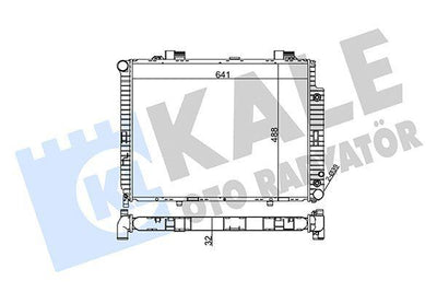 KALE 352000 Radiator for E-Class 1998-2003 — Radiators & Fans