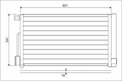 VALEO 818193 AC Condenser - Compatible with Fiat, Citroen & Opel — Condensers & Evaporators