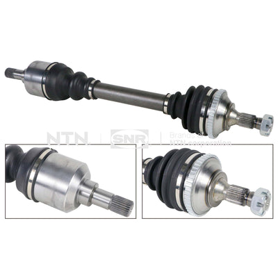 SNR DK59016 Axle Left Complete P406 Ym (Outer Freze:25 Ic Freze:24 Boy: 620mm) Xu7jp4 (1.8 16V) Ew10j4 (2.0 16V) with ABS
