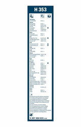 BOSCH Rear Wiper Blade 35 cm - Clio III — Wipers