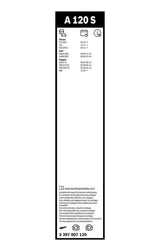 BOSCH 3397007120 Wiper Blades - Wiper Blade Set — Wipers