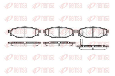 REMSA 1136.01 Brake Pad — Brake Pads