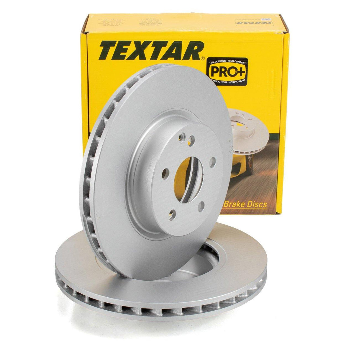 TEXTAR Mercedes W219 CLS 350 Front Brake Disc Kit — Brake Rotors & Drums