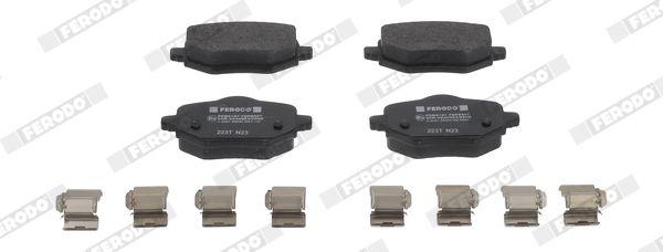 Ferodo FDB5197 Brake Pad Opel Corsa F / Mokka B (249mm Brake Disc for)) Rear — Brake Pads