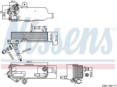 Nissens 91298 Transmission Oil Cooler BMW N13 N20 N26 F20 F30 F22 F32 F34 F36 — Oil System