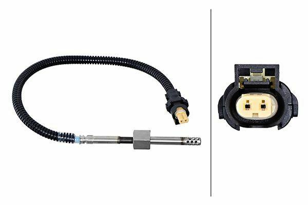 HELLA Exhaust Temperature Sensor - Compatible with Mercedes OM651 Models — Temperature Sensors & Switches