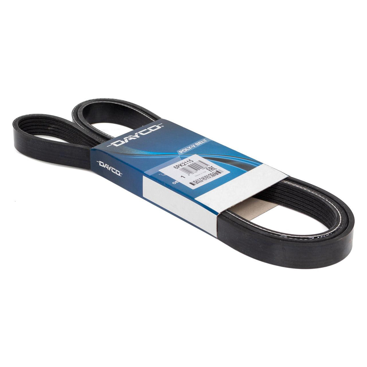 DAYCO 6PK2115 Serpentine Belt - Compatible with Cadillac, Porsche, and Mercedes — Belts