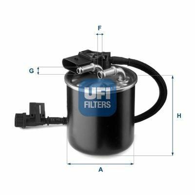 UFI Fuel Filter 24.149.00 - Sensor-Enabled for Sprinter — Fuel Delivery