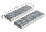 BOSCH Pollen Filter 20-Pt.2008 1.2Thp + Ca — Air & Cabin Filters