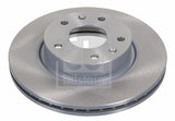FEBI Brake Disc 43829 - Front Disc for Freelander I (2000+) — Brake Rotors & Drums