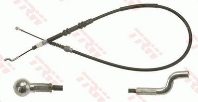 TRW GCH132 Rear Parking Brake Cable Fits VW T5 03 Compatible with Volkswagen — Brake Cables & Hardware