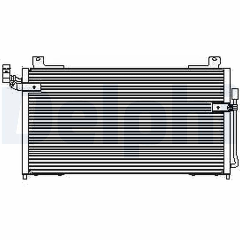 Delphi TSP0225427 A/C Condenser *Fr* Mazda 323 (98-04)
