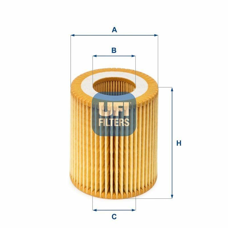 UFI Oil Filter 25.049.00 - Fits Croma, Grande Punto & More — Oil Filters