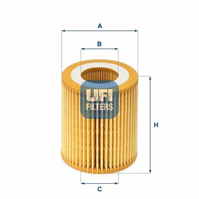 UFI Oil Filter 25.049.00 - Fits Croma, Grande Punto & More — Oil Filters