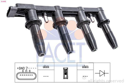 Facet 96445 Ignition Coil Astra-J Inisigni-A Mokka A16xer A16let — Coils & Plugs