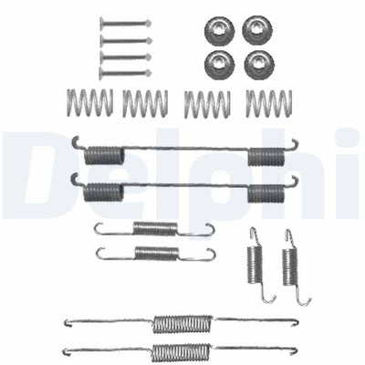 Delphi LY1345 Brake Shoe Mounting Set Rear Chrysler Grand Voyager 96 — Brake Cables & Hardware