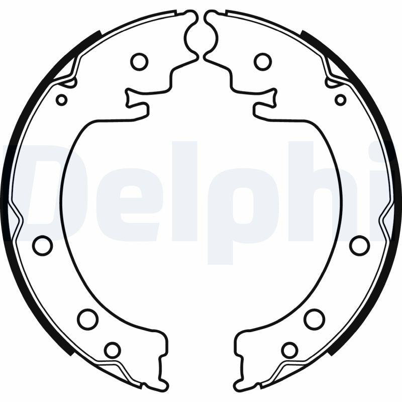 Delphi LS2058 Brake Pabucu