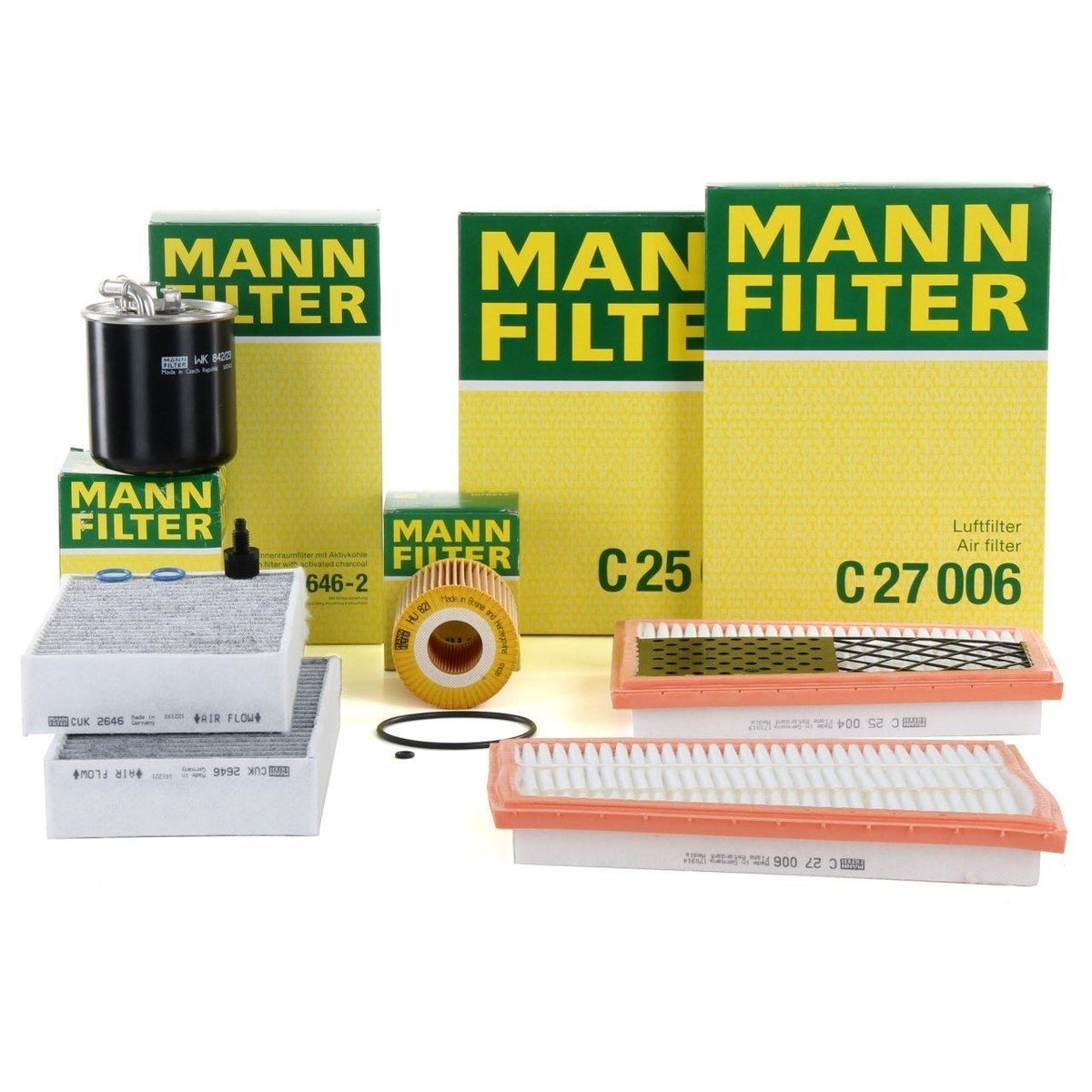 Mann Mercedes W164 ML 280 CDI - Complete Maintenance Filter Set — Maintenance & Service Kits