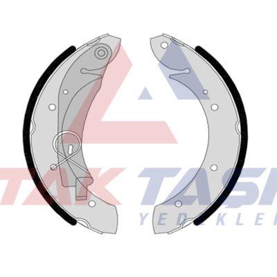 AP AP07420 Brake Shoe Rear Peugeot Partner (5,5F) 1.9 D with Lever 228X41 — Brake Cables & Hardware