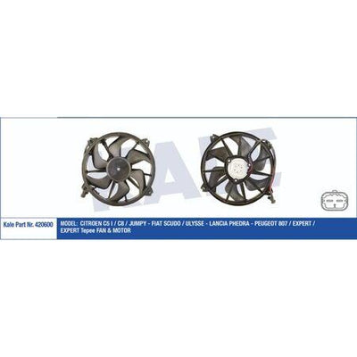 Kale 420600 Fan Motor Citroen C5 05-08 2.0 Gasoline 16V — Motors, Pumps & Antennas