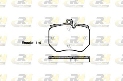 ROADHOUSE 21400.00 Brake Pad A6 Berlina Avant 4F2 4F5 05 04 — Brake Pads