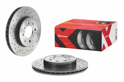 Brembo 09.5509.1X Brake Disc Front Xtra Honda — Brake Rotors & Drums